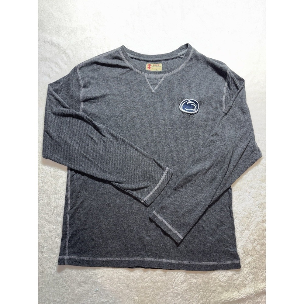 Penn State University Thermal Waffle Shirt Izod Collegiate Size XL Long Sleeve